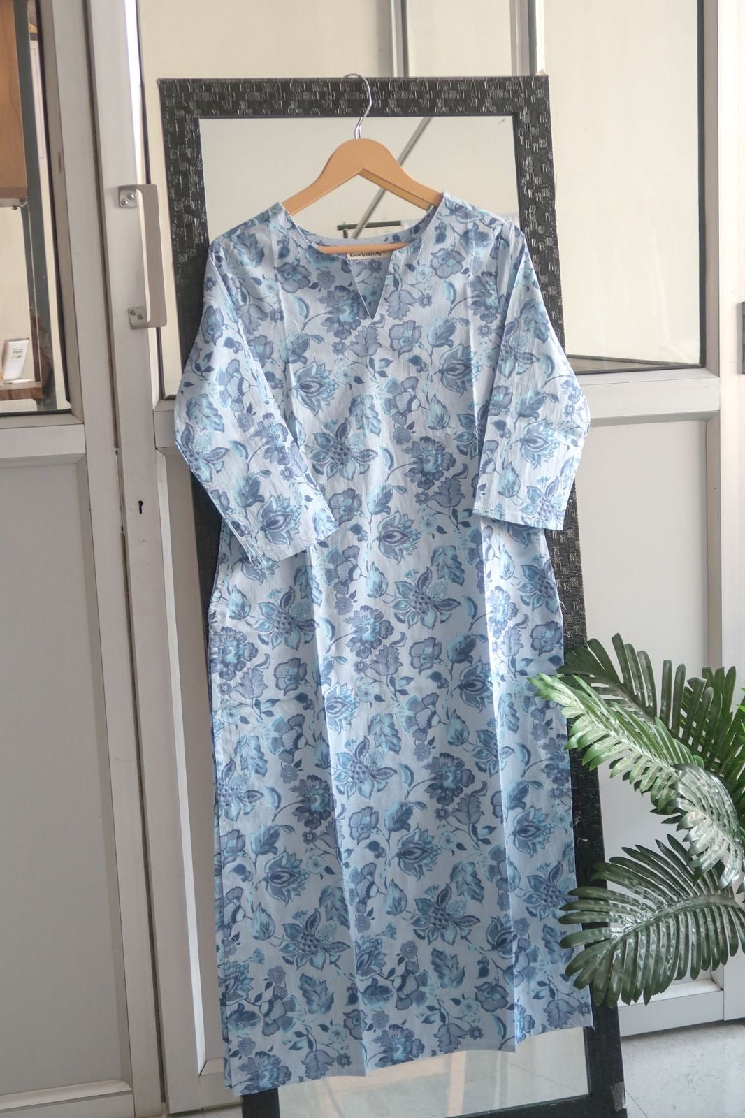 Cotton Printed Straight Kurta for Women - Image 2